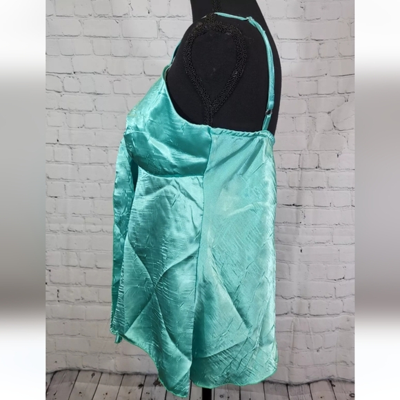 Vtg Women's A. Byer Front Knot Camisole Size Large, Y2K Retro - Picture 3 of 5